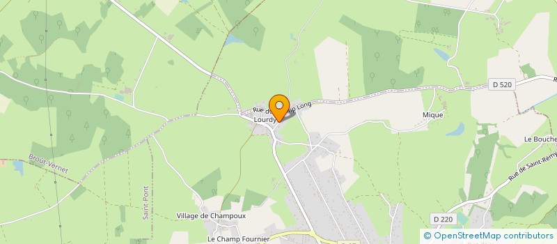 localisation de l'entreprise PIGNY EXPERTISE COMPTABLE à CUSSET