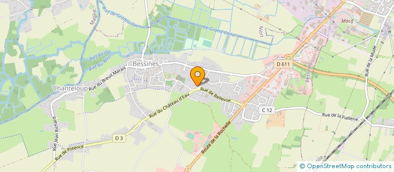 localisation de l'entreprise PIGOUILLE PROD  NIORT