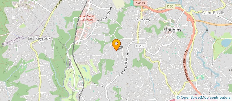 localisation de l'entreprise PIGRA à MOUGINS