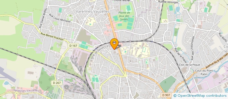 localisation de l'entreprise PIGROLLES à NEVERS