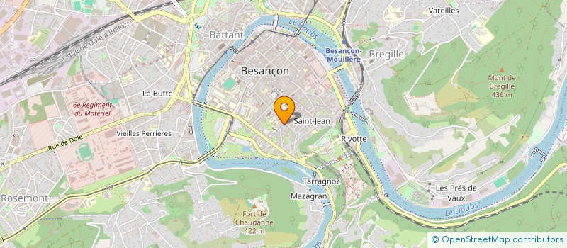 localisation de l'entreprise PIGUET FRERES à BESANCON