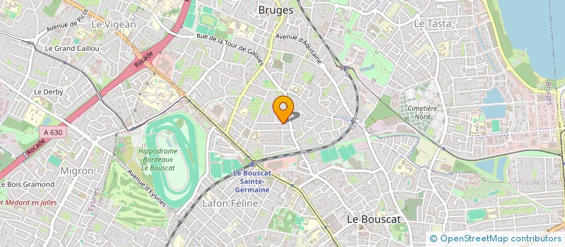 localisation de l'entreprise PIGUEY DE PIQUEYROT  BRUGES