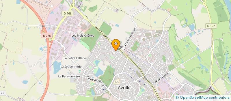 localisation de l'entreprise PIHAN GUYANE à AVRILLE