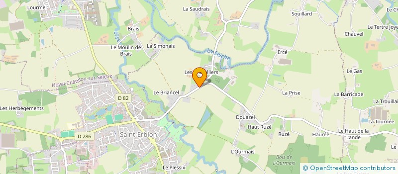 localisation de l'entreprise PIHANO  SAINT-ERBLON