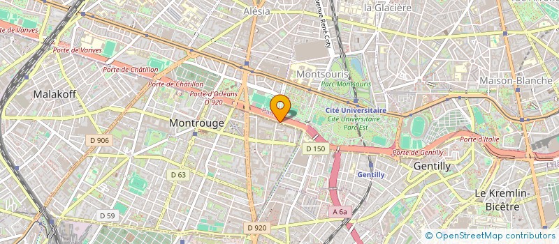 localisation de l'entreprise PIHL ONE LIMITED  MONTROUGE