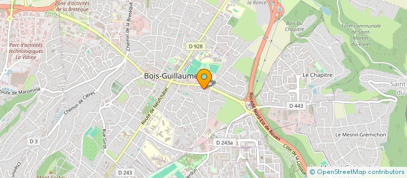 localisation de l'entreprise PIILZ à BOIS-GUILLAUME