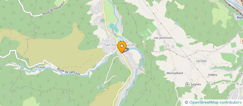 localisation de l'entreprise PIIWA  SAIL-SOUS-COUZAN