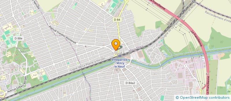 localisation de l'entreprise PIJANKA ET LASKOWSKI  MITRY-MORY