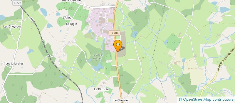 localisation de l'entreprise PIJASSOU TP à SAINT-YRIEIX-LA-PERCHE