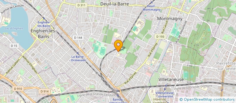 localisation de l'entreprise PIJEAUD COURTAGE ET CONSULTING  DEUIL-LA-BARRE