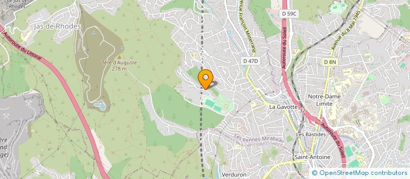 localisation de l'entreprise PIJI  LES PENNES-MIRABEAU