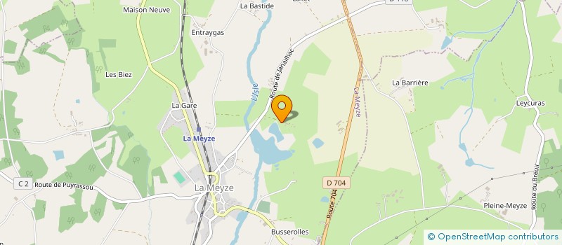 localisation de l'entreprise PIJUMA à LA MEYZE