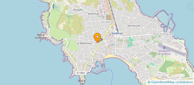 localisation de l'entreprise PIK BAR CLUB  QUIBERON