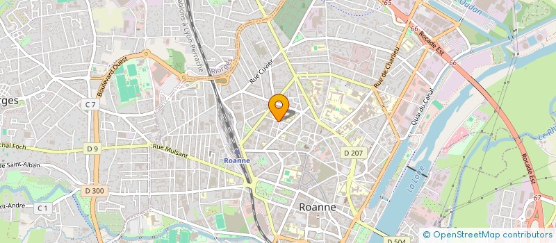 localisation de l'entreprise PIK ET COLEGRAM à ROANNE