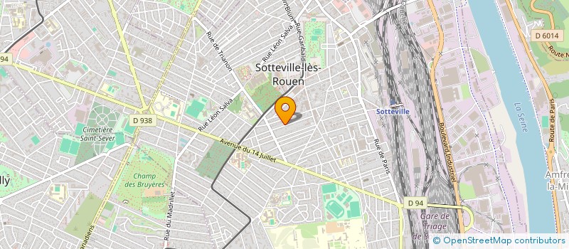 localisation de l'entreprise PIK'INF  SOTTEVILLE-LES-ROUEN