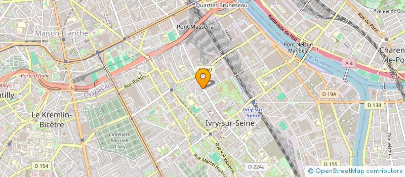 localisation de l'entreprise PIKA DISTRIB à IVRY-SUR-SEINE