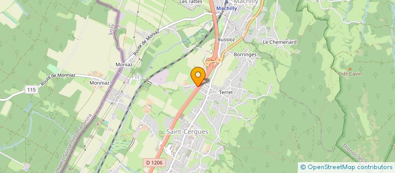 localisation de l'entreprise PIKA RENOV' à REIGNIER-ESERY