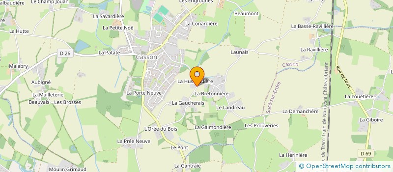 localisation de l'entreprise PIKAJOL  CASSON