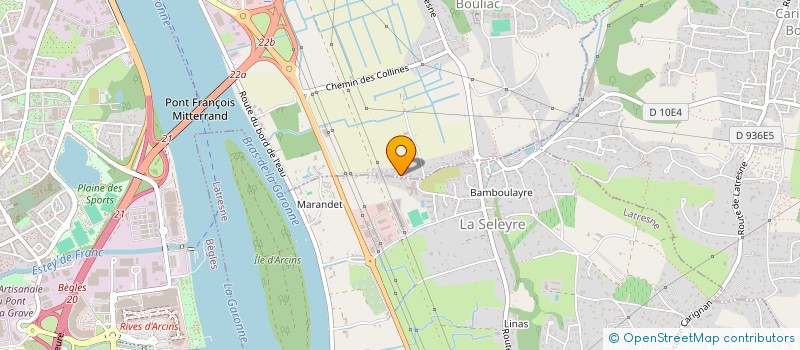 localisation de l'entreprise PIKE BOARD  BOULIAC