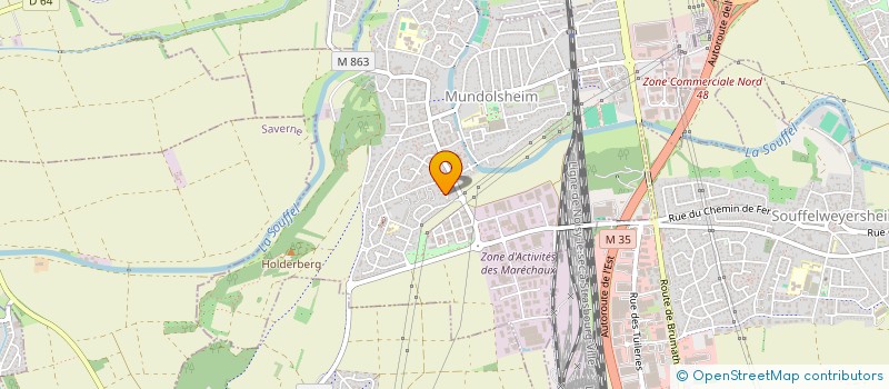 localisation de l'entreprise PIKI & CO  MUNDOLSHEIM
