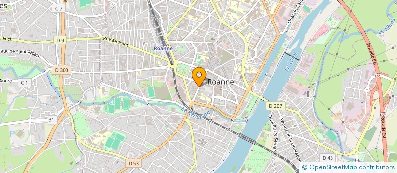 localisation de l'entreprise PIKINASSO E.M. à ROANNE