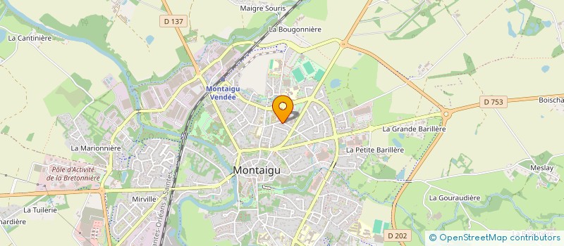 localisation de l'entreprise PIKKENDORFF à MONTAIGU-VENDEE