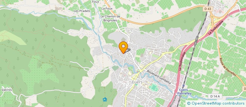 localisation de l'entreprise PIKO  CUERS