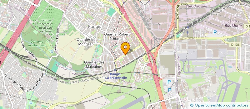 localisation de l'entreprise PIKTUS à RUNGIS