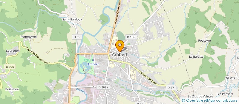 localisation de l'entreprise PIL ARCHITECTURE à AMBERT