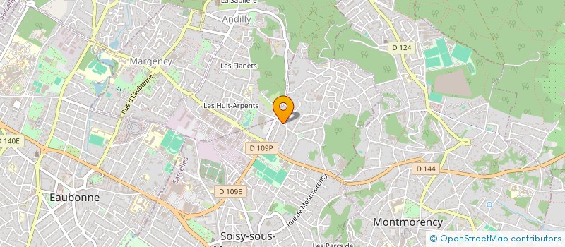 localisation de l'entreprise PIL'ASTRE  SOISY-SOUS-MONTMORENCY