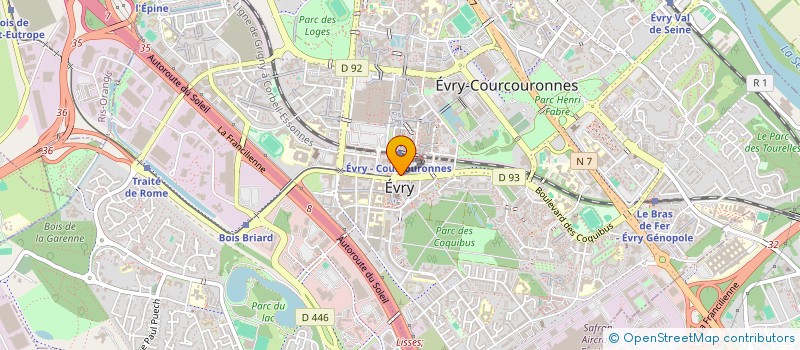 localisation de l'entreprise PIL IMMO à EVRY-COURCOURONNES