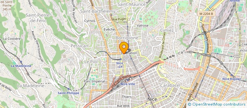 localisation de l'entreprise PIL POIL à NICE