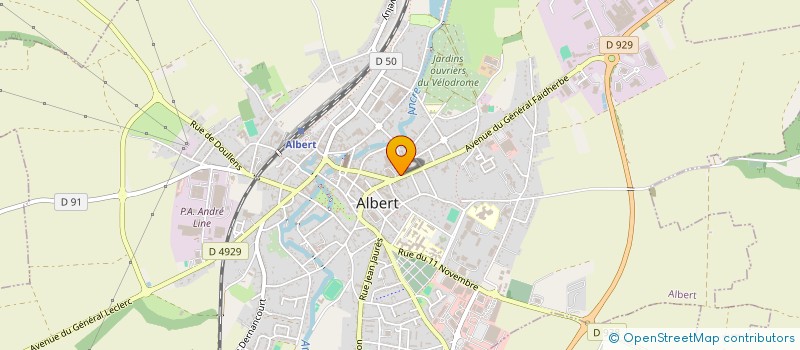 localisation de l'entreprise PIL POIL ALBERT  ALBERT