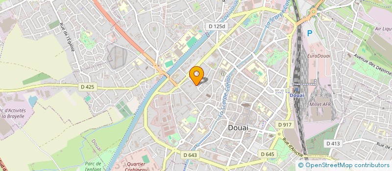 localisation de l'entreprise PILA 2 à DOUAI