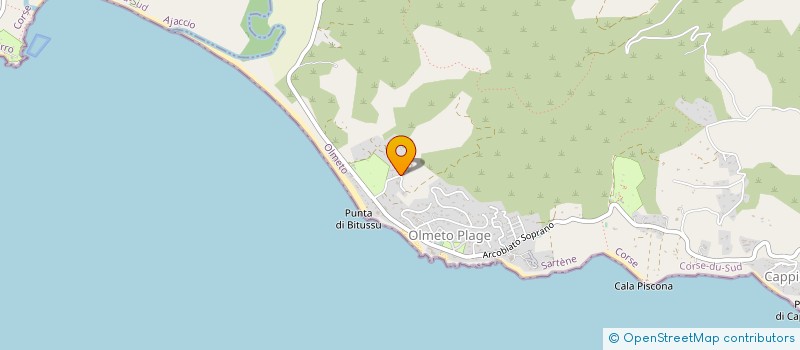 localisation de l'entreprise PILA  OLMETO