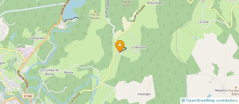 localisation de l'entreprise PILA CAPITAL  TREIGNAC