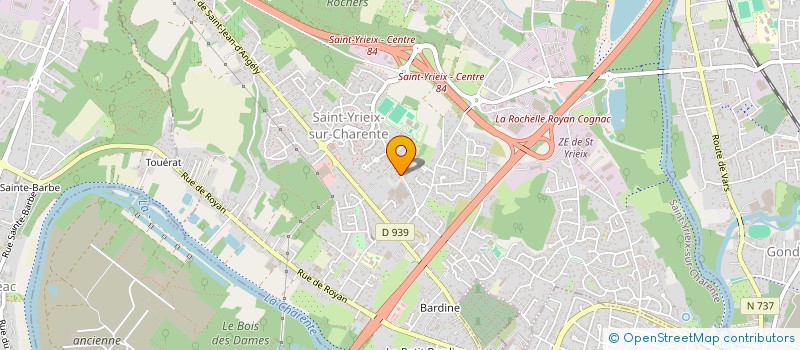 localisation de l'entreprise PILAB  SAINT-YRIEIX-SUR-CHARENTE