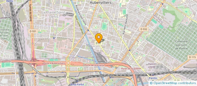 localisation de l'entreprise PILAS DEVELOPPEMENT  AUBERVILLIERS