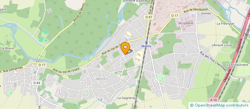 localisation de l'entreprise PILASYCLE  MONTS