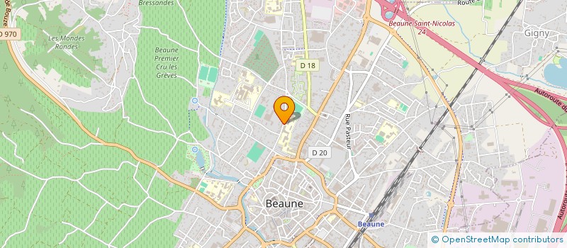 localisation de l'entreprise PILAT'1 à BEAUNE