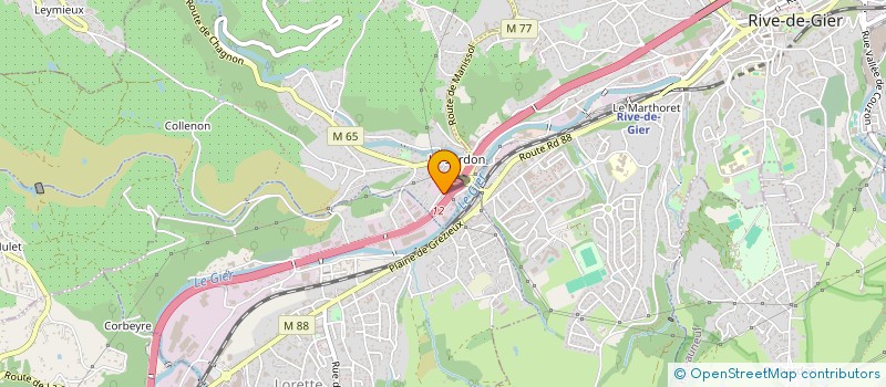 localisation de l'entreprise PILAT BIKE SERVICES  GENILAC