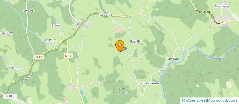 localisation de l'entreprise PILAT ECO WARM  JONZIEUX