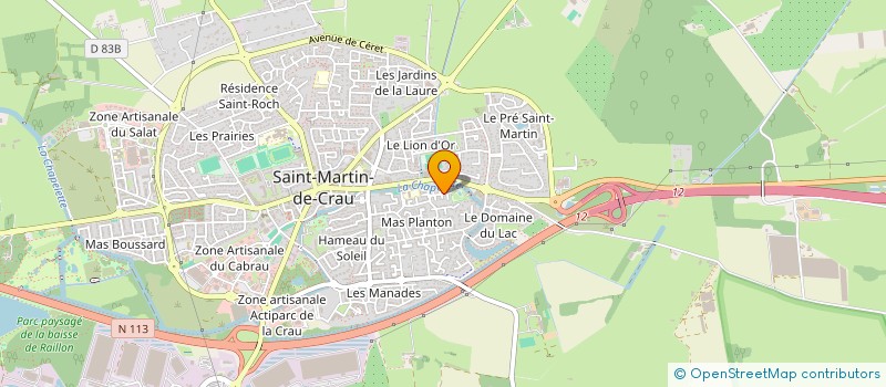 localisation de l'entreprise PILAT EURL à SAINT MARTIN DE CRAU