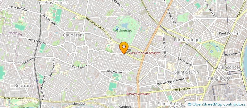 localisation de l'entreprise PILAT INVEST  BORDEAUX