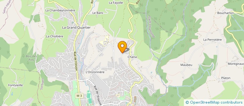 localisation de l'entreprise PILAT SANTE  SORBIERS