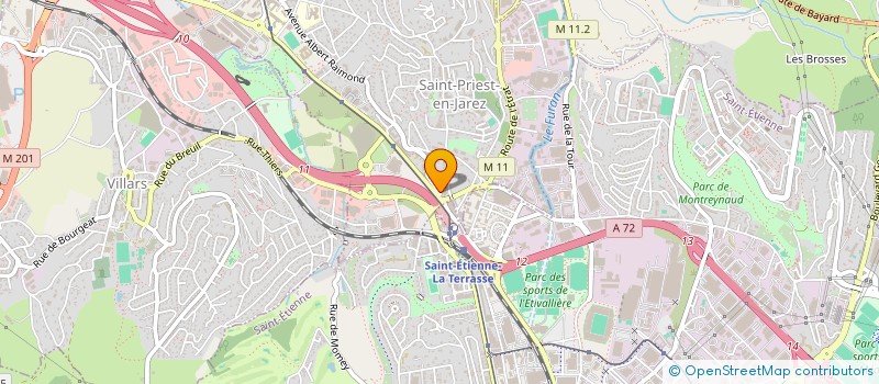 localisation de l'entreprise PILAT SOLAIRE  SAINT-PRIEST-EN-JAREZ