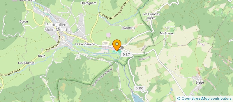 localisation de l'entreprise PILAT TRANSPORTS  SAINT-JULIEN-MOLIN-MOLETTE