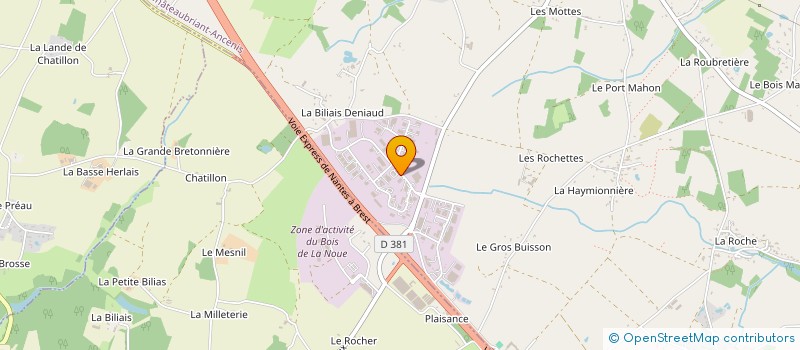 localisation de l'entreprise PILATE à VIGNEUX-DE-BRETAGNE