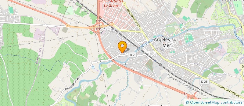 localisation de l'entreprise PILATE FARRE à ARGELES-SUR-MER