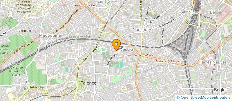 localisation de l'entreprise PILATES ENERGY  TALENCE